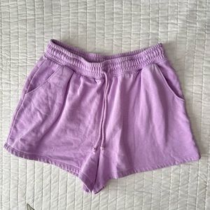 Aeropostale Purple Sweat Shorts